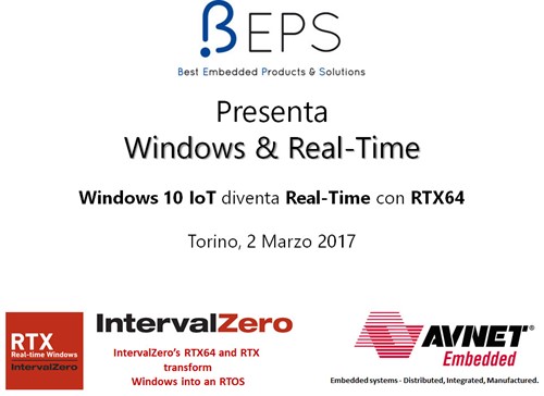 Windows & Real-Time Torino